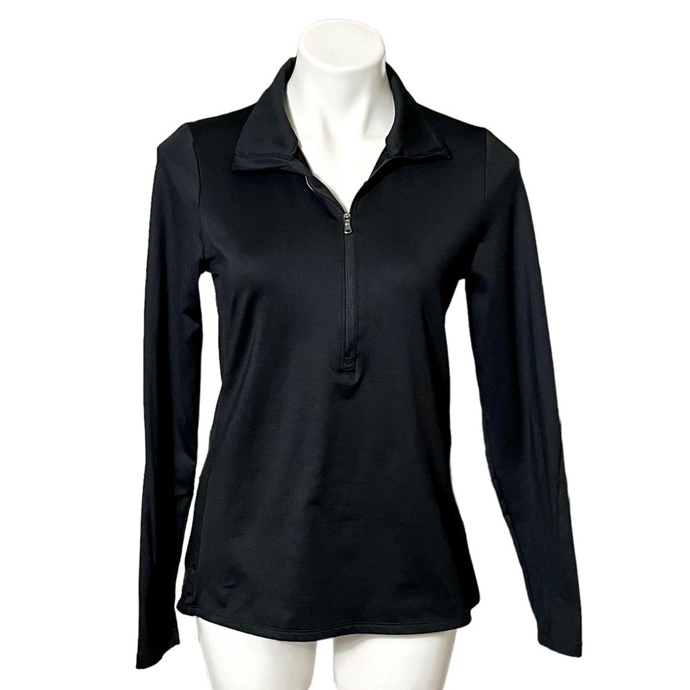 Under Armour Cold Gear Half Zip Pullover Size Medium Black